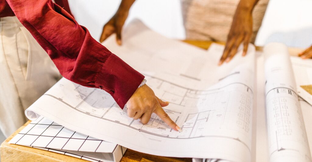 Talking through a 2D concept plan
